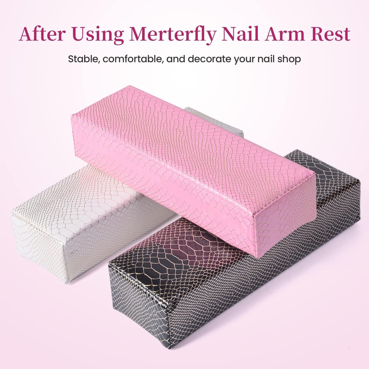 Arm Rest for Nails, Easy to Clean Nail Armrest Pillow for Acrylic Nails Sturdy