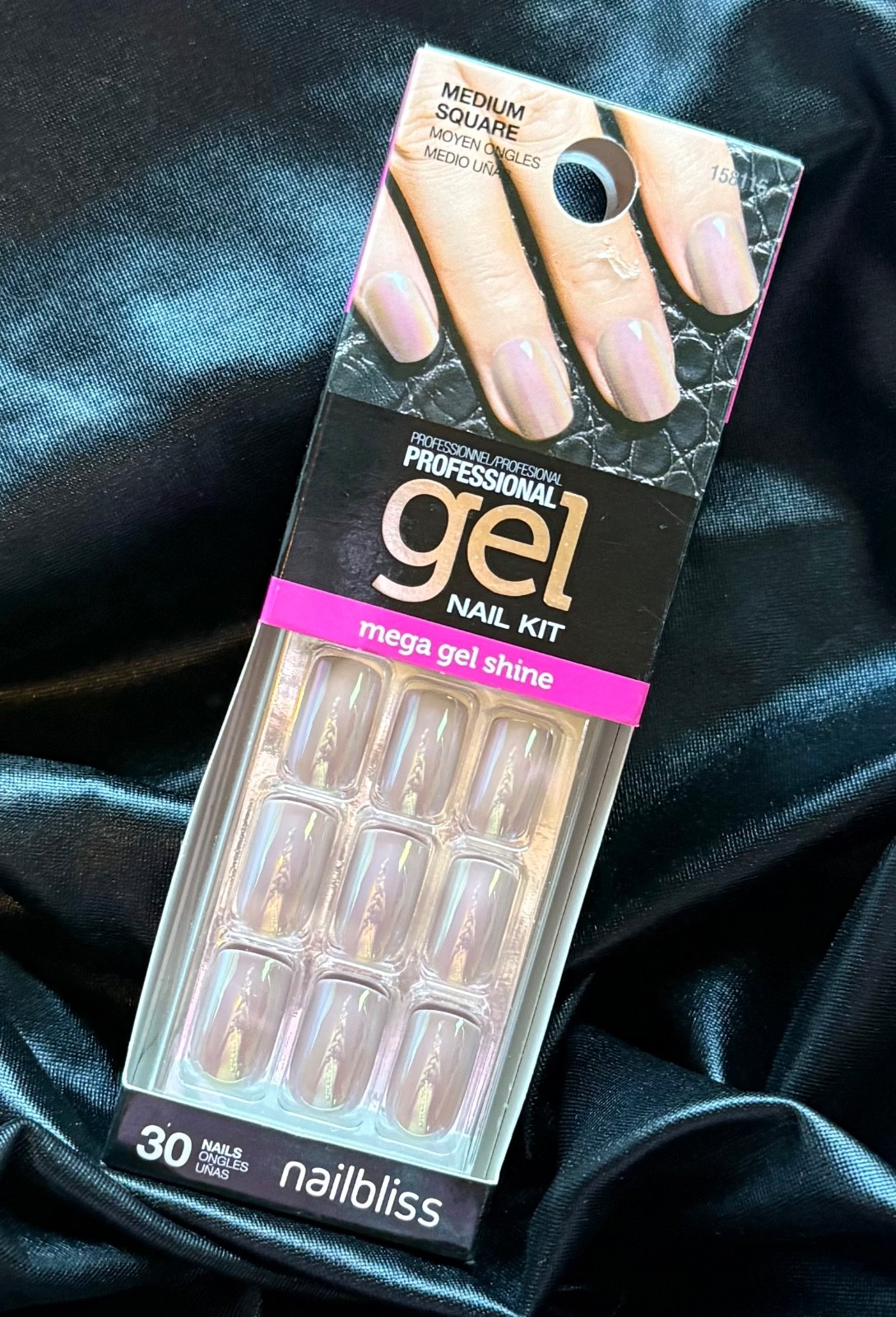Nail Bliss Salon Gel Nails Long Artificial Press-On Nails