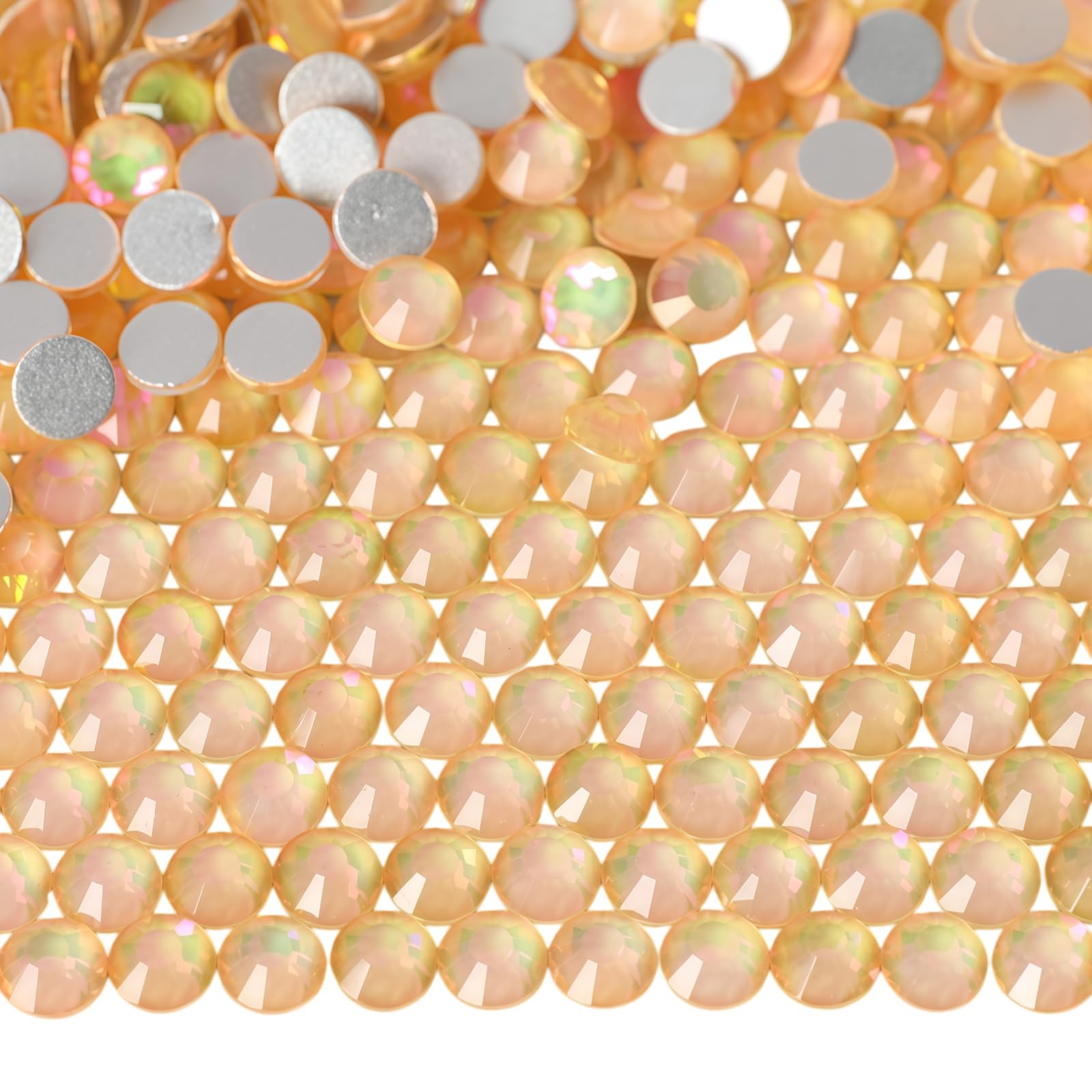 Diamonland Flatback Glass Crystal Rhinestones Rounds Gems for Bedazzling Nail…