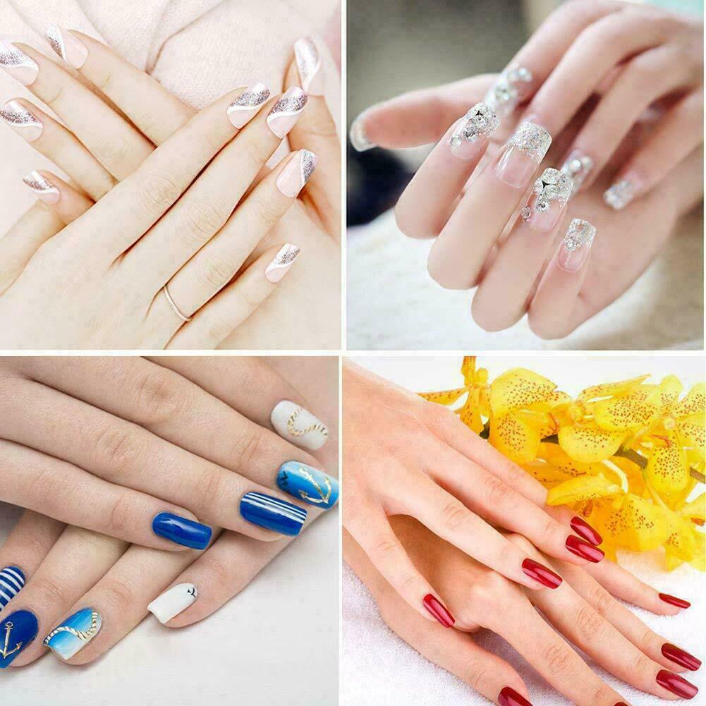 500Pcs/Box Artificial Nails French False Half Nail Art Tips Acrylic UV Gel Tools