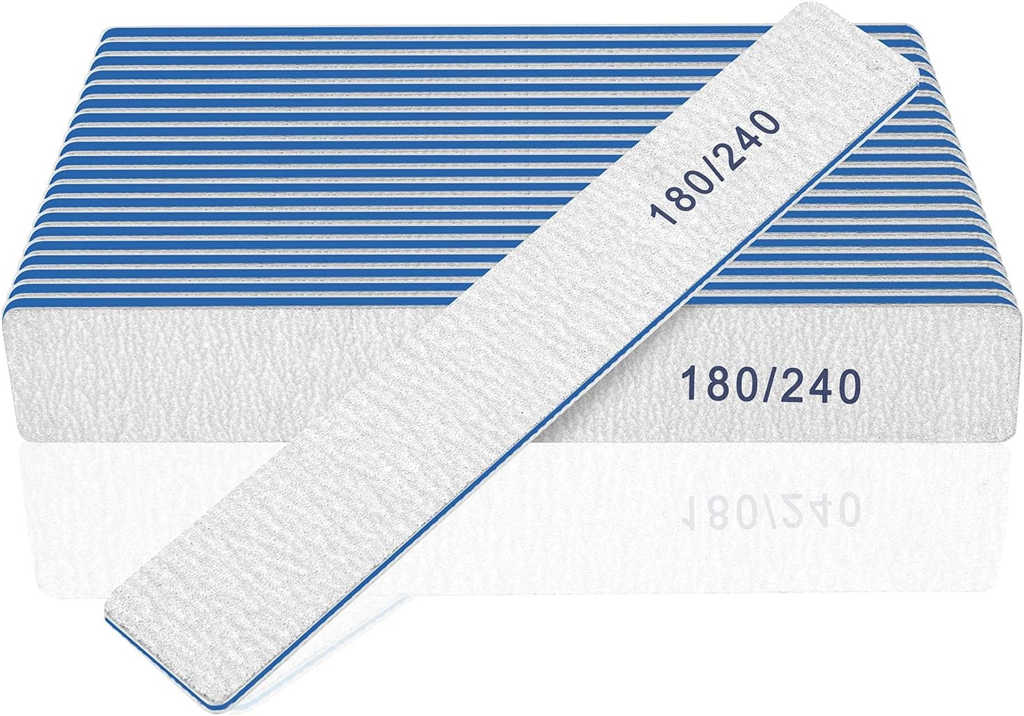 Nail Files-Nail File for Acrylic Nails 100/100 Grit, Nail Files Emery