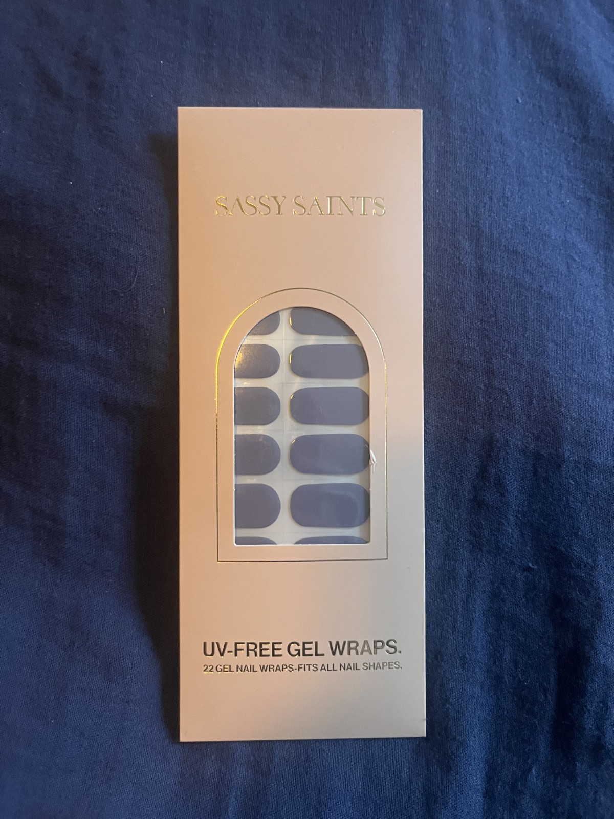 Sassy Saints UV Free Gel Nail Wraps- NEW Lilac Smoke (QNL060126-GW)