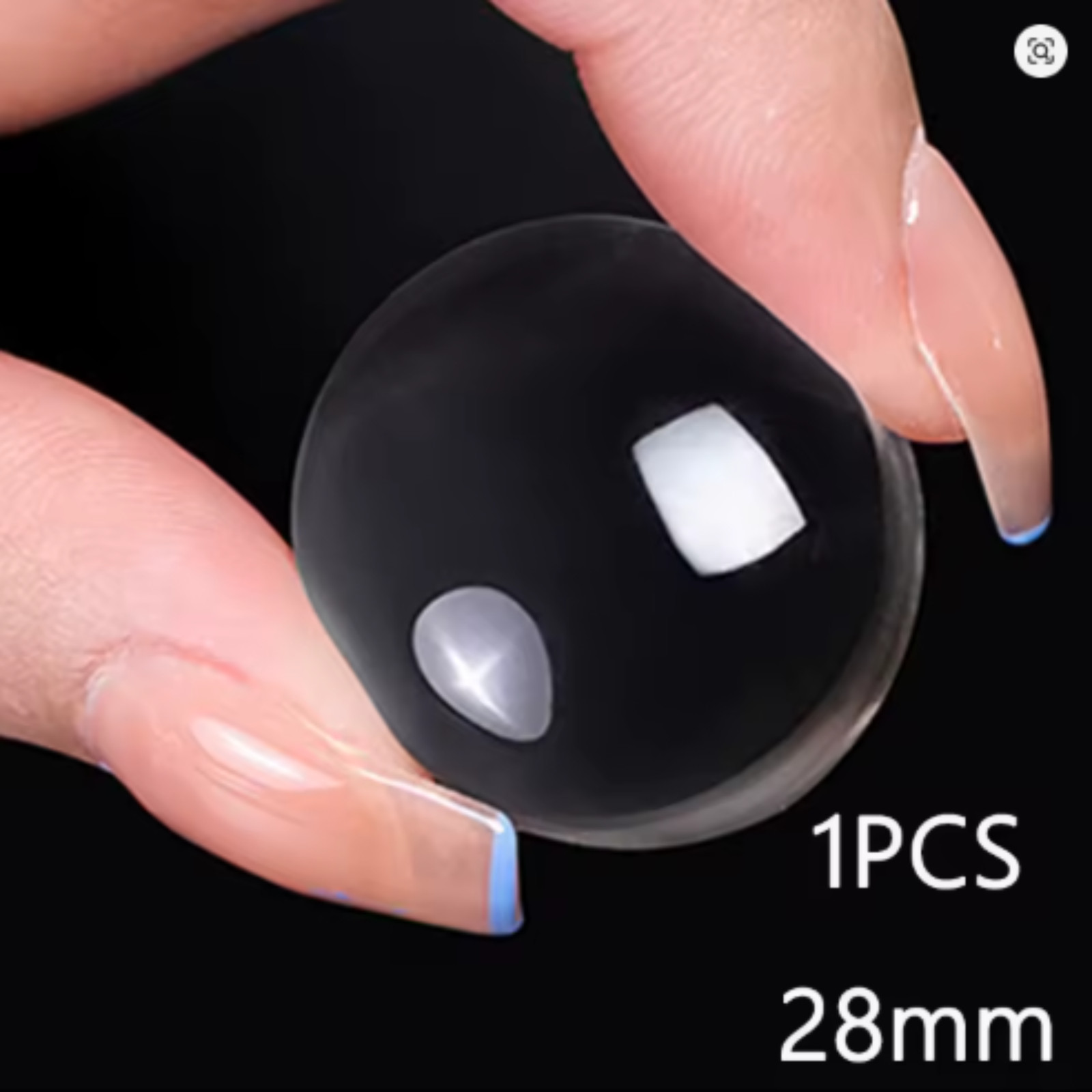 Silicone Nail Stamper Manicure French Stamping Jelly Nails Art + Scraper Stamps