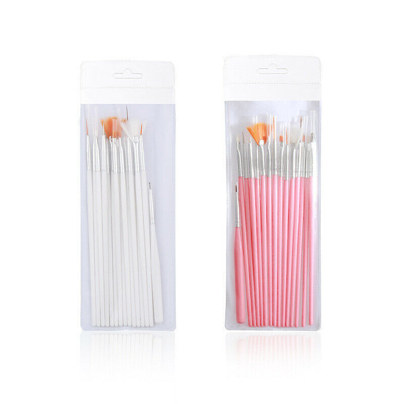 Brush Gel Nail Polish Art Set Dotting Painting Drawing Brushes Pen Tools 20pcs.