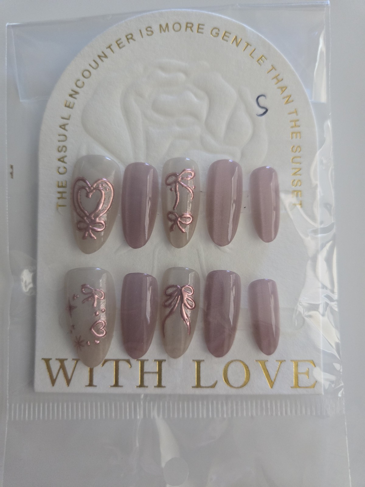 Handmade Press On Nails Lot #5 (Set of 10) Short Size Small BRAND NEW