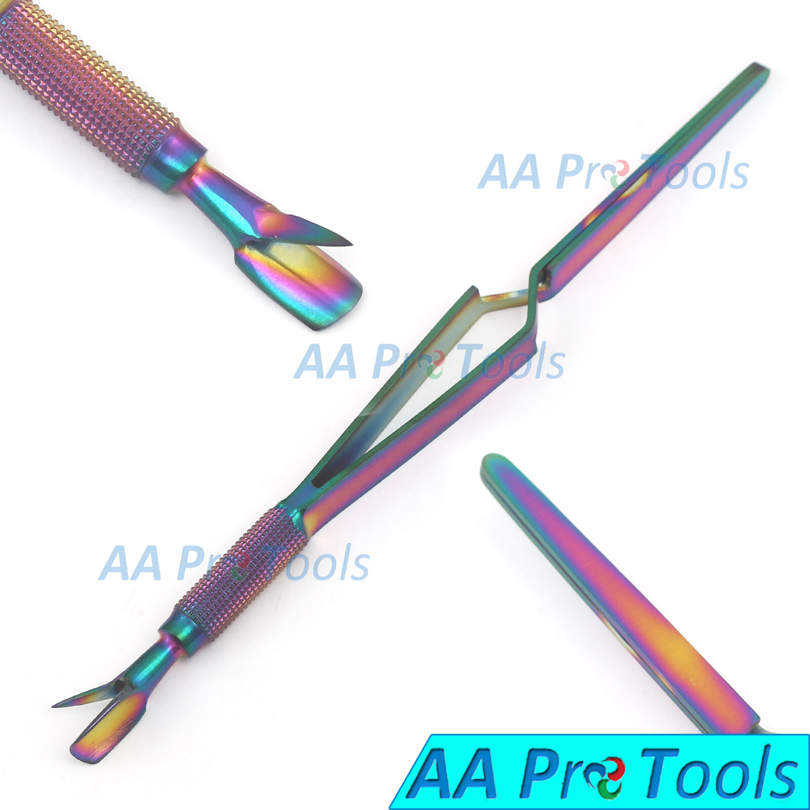 Assorted Acrylic Nail Pincher Multi-Function Cuticle Pusher Tweezers Magic Wand