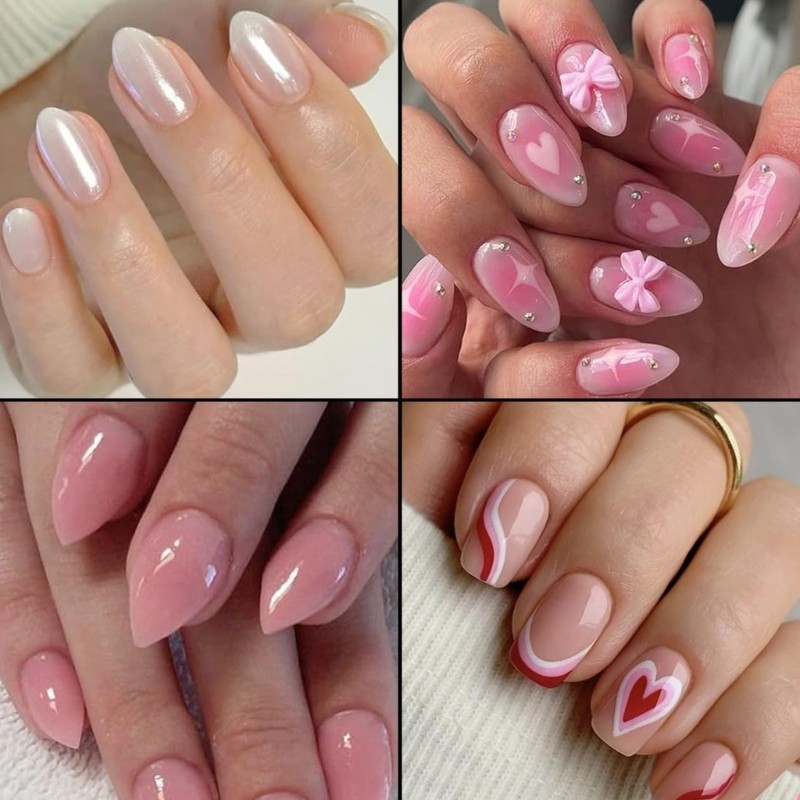 600pcs Short Nail Covers False Nail For A Natural Look And Comfortable Fit