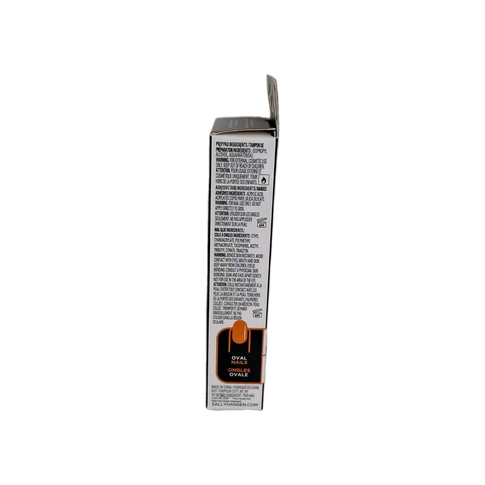 Sally Hansen SALON EFFECTS PERFECT MANICURE 24 OVAL Press-On Nail OV161 MOON-AMI