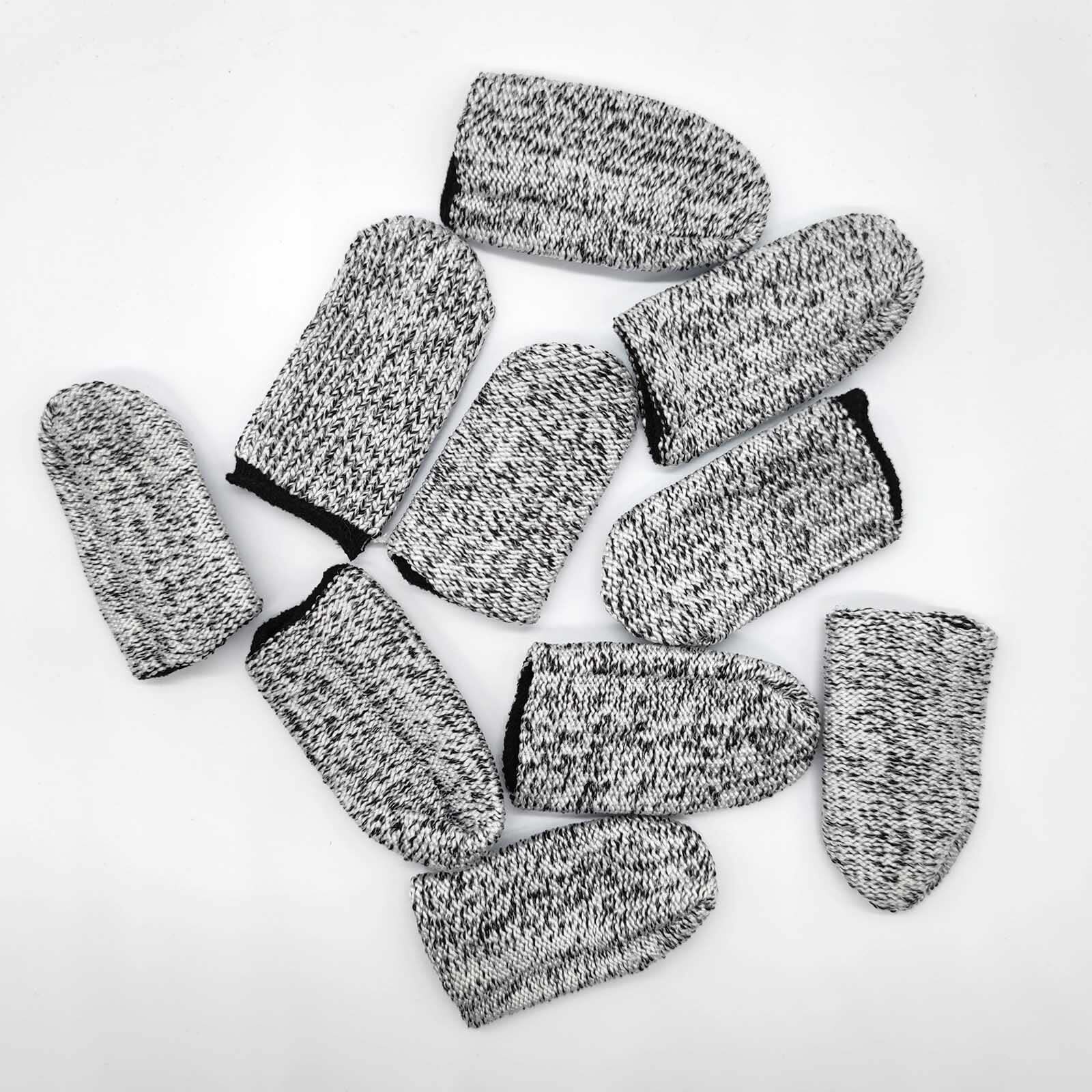 10 Pcs Cut Resistant Finger Cots Protectors Thumb Protectors for Garden Kitchen