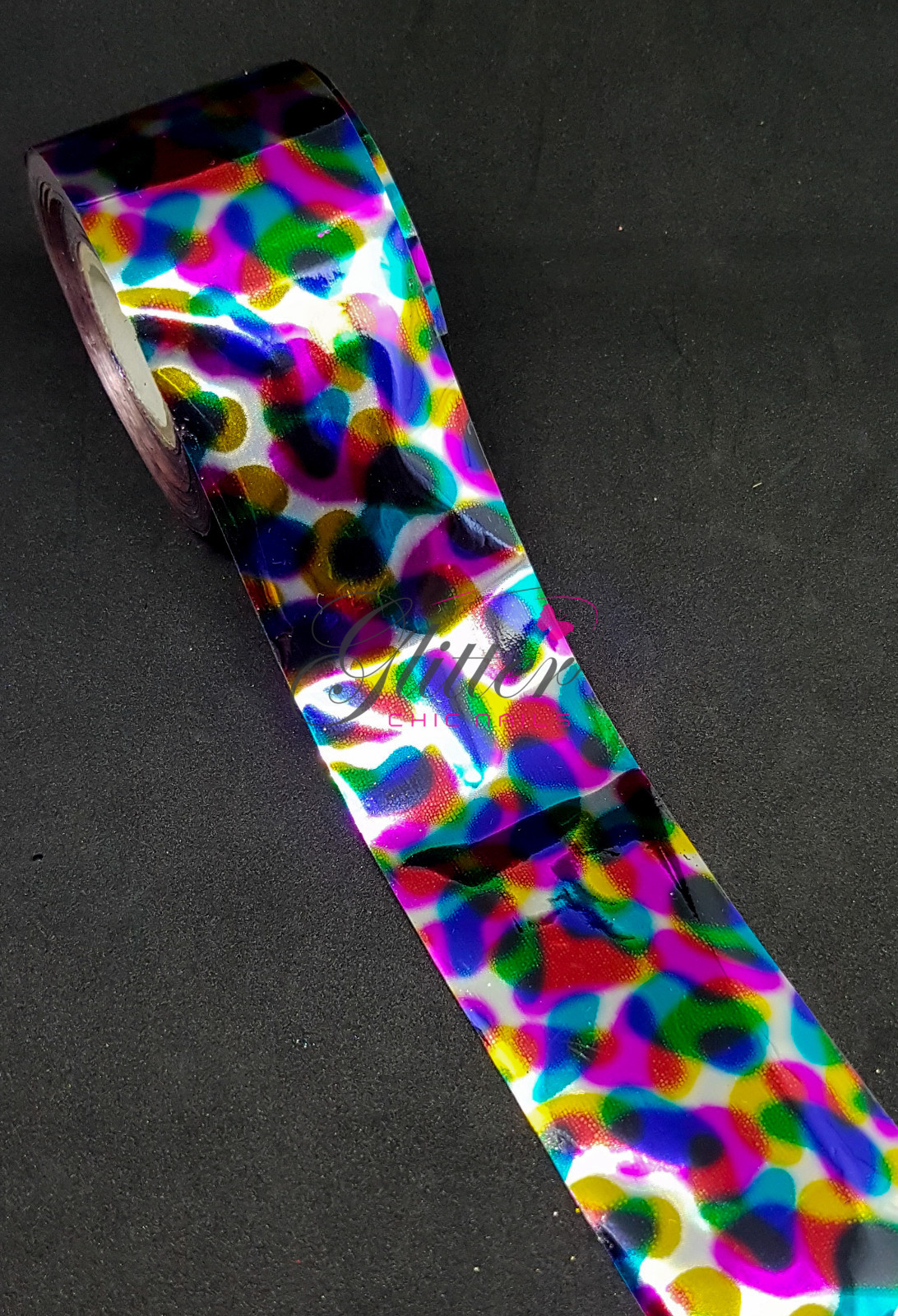 NAIL TRANSFER FOIL – 20 STUNNING COLOURS 1 METRE LONG
