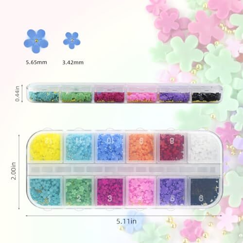 800 Pcs Nail Charms Art Charms Butterfly Nail 3D Nails Decoration Crafts DIY
