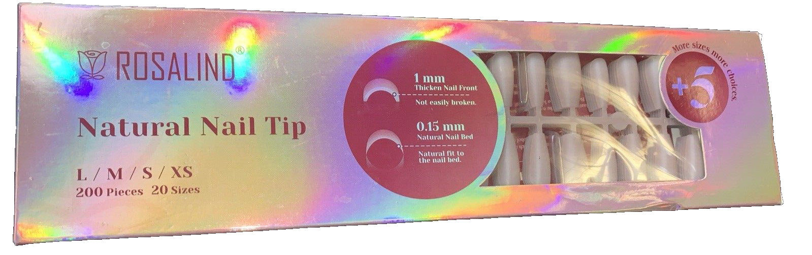Deep Nude Coffin Nail Tips, 200 PCS Natural Brown Brown Nude Coffin Nail Tips