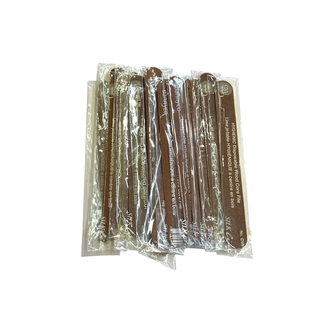 Nail Files Wood Long Double Sided 1 pc Each