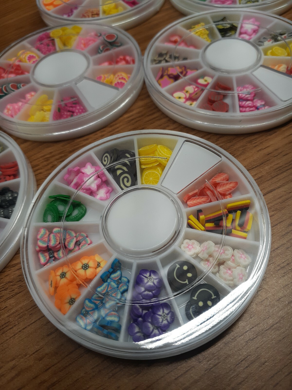 Polymer Clay Nail Art Decorations sticker Wholesale 8 box 120pc/box mixed design