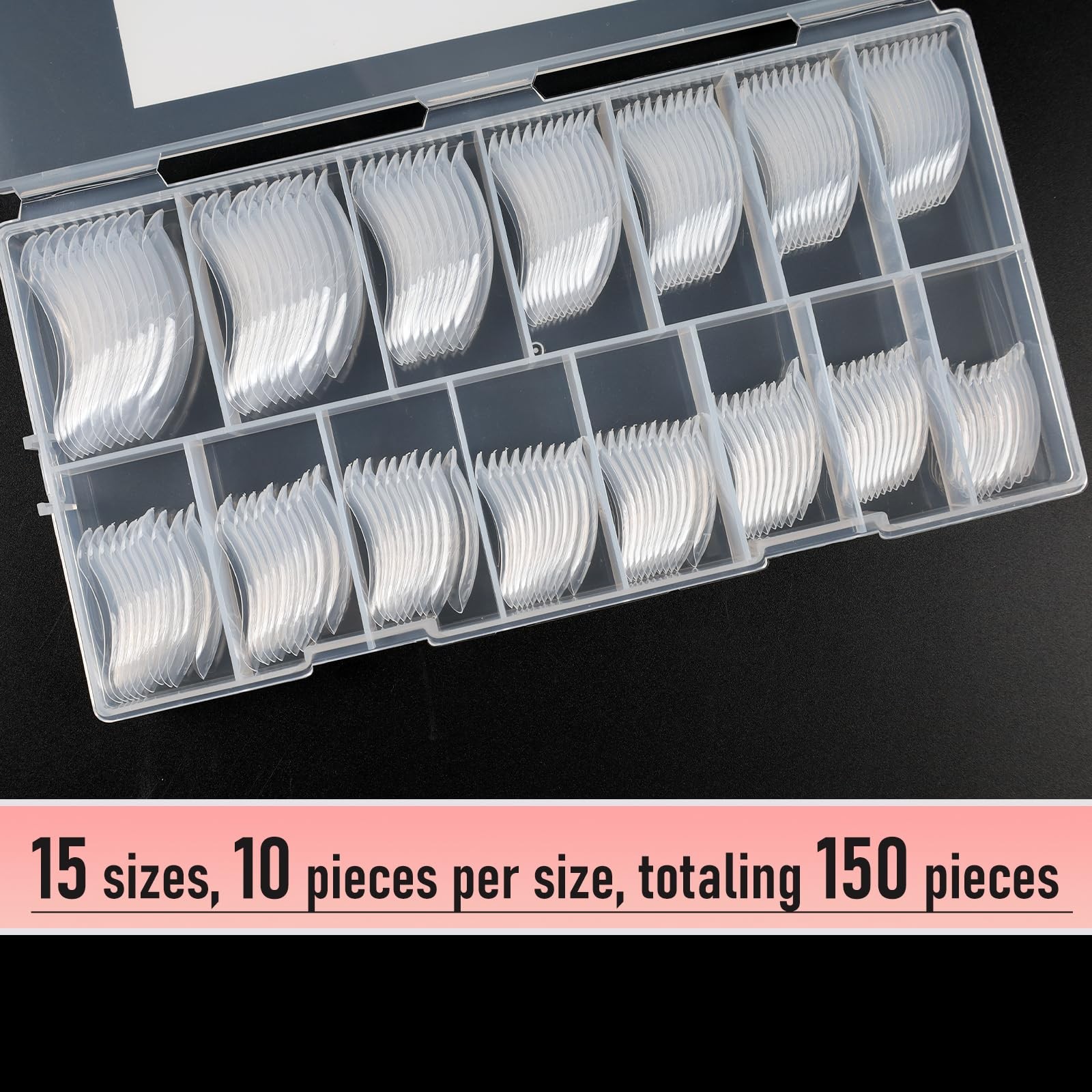 Curved Dual Forms for Polygel, Square Poly Gel Nails Forms for Nail Extension…