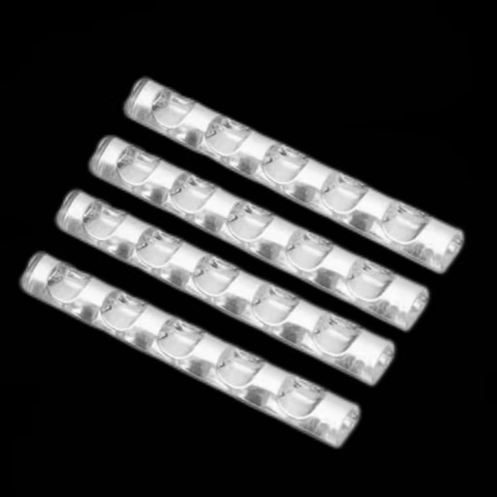 4 Pack Crystal Bar Pen & Brush Holder Stand for Nail Art Painting Manicure Tools