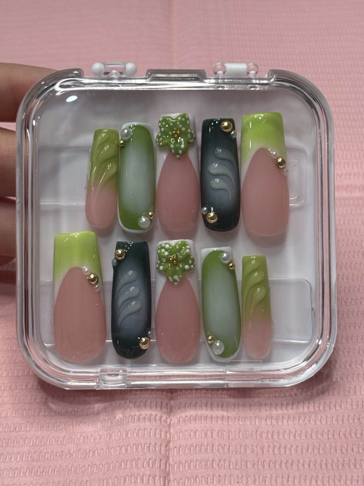 Press-On Nails Long, Medium Pre-Sized