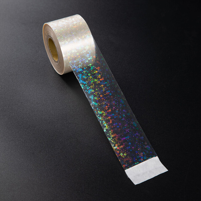 2 Roll of 120m Nail Art Foils Transfer Sticker Aurora Chrome Decals Tips Decor