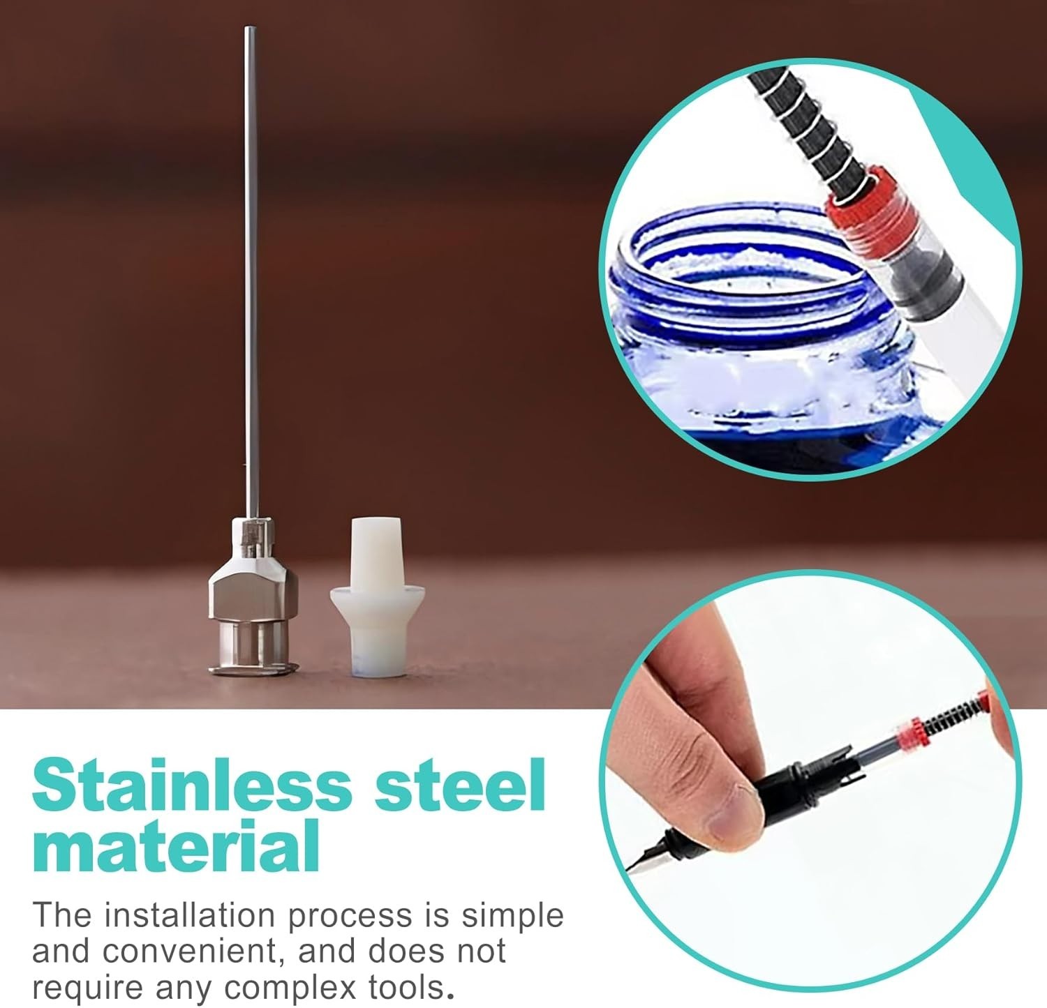 Industrial Liquid Dispensing Applicator with Blunt Tips – 5 Pack Precision Tools