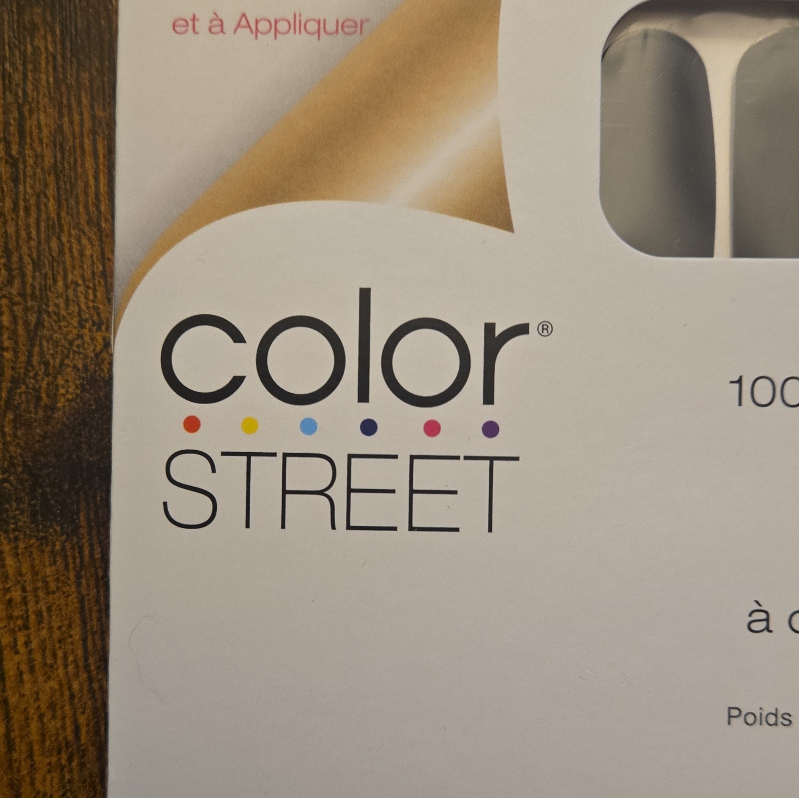 Color Street Nail Polish Strips Multicolor Glitter Hearts Easy Peel Nail Art