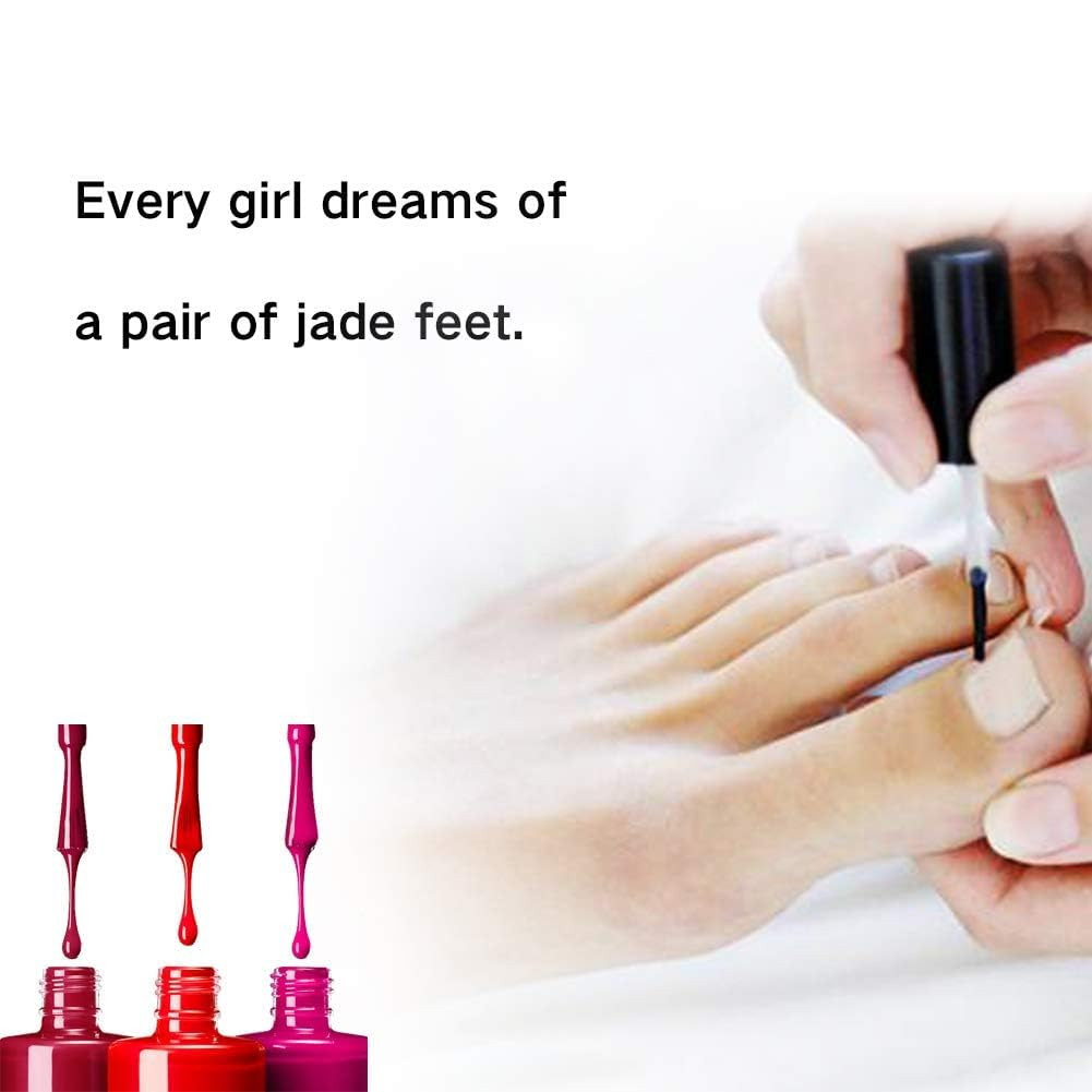 AORAEM Practice Fake Foot Flexible Movable Soft Silicone Fake Foot Tool for Nail