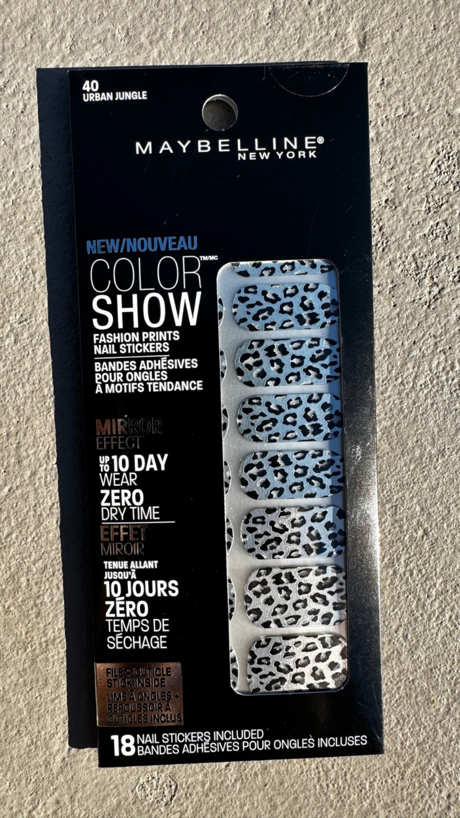 BUY 2 GET 1 FREE (Add All 3) Maybelline Color Show Fashion Prints Nail Stickers