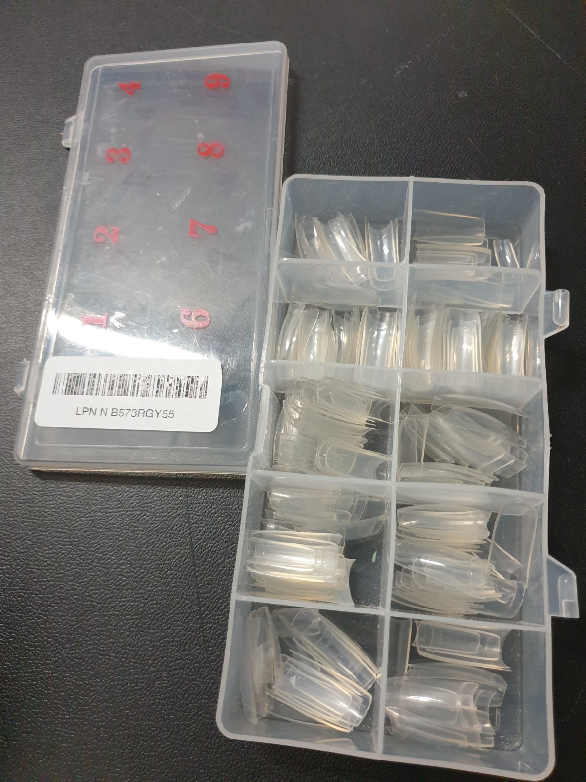 Natural Square Soft Gel Nail Extensions Clear Easy to Apply for Women & Girls