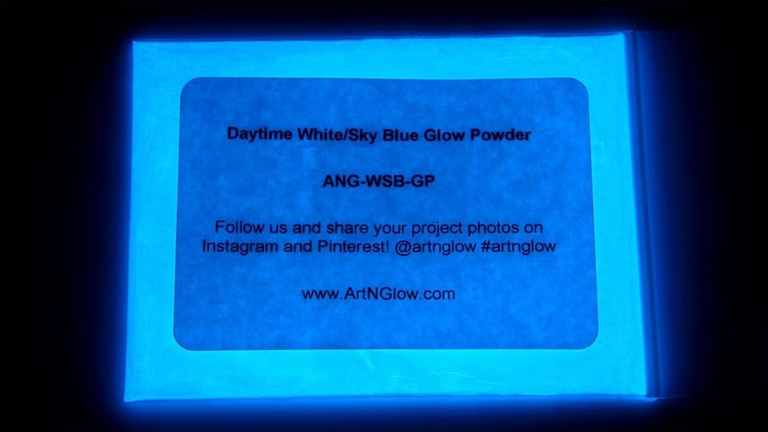 Glow in The Dark Pigment Powder – Neutral and Fluorescent Color for Art Paint…