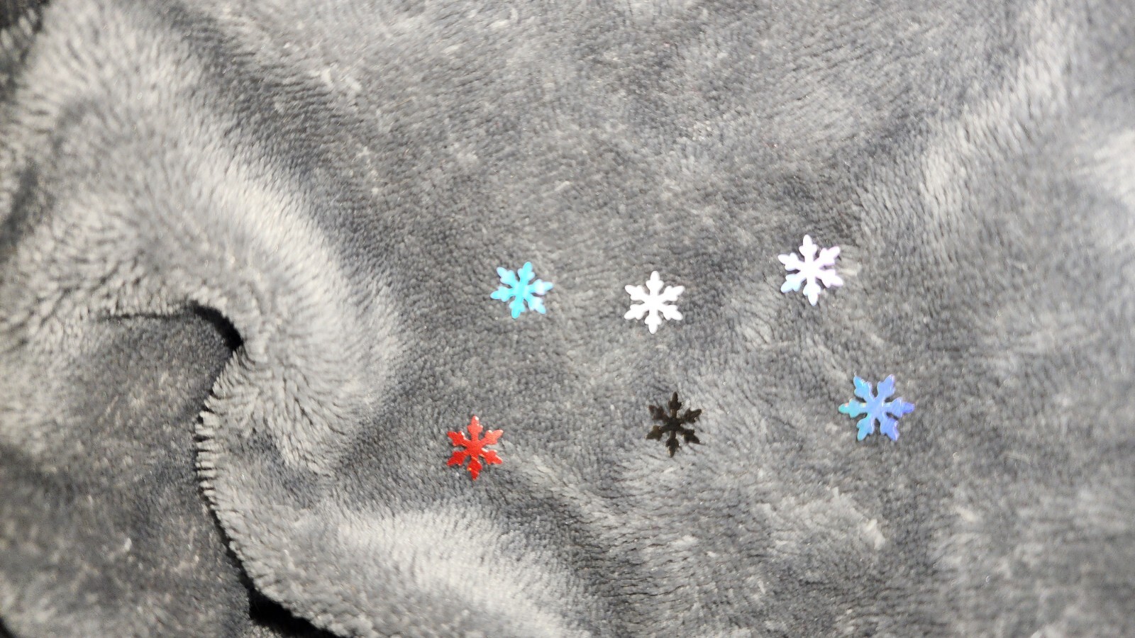 nail Art Gliter. Christmas Snow Flakes Multiple Colors inside container