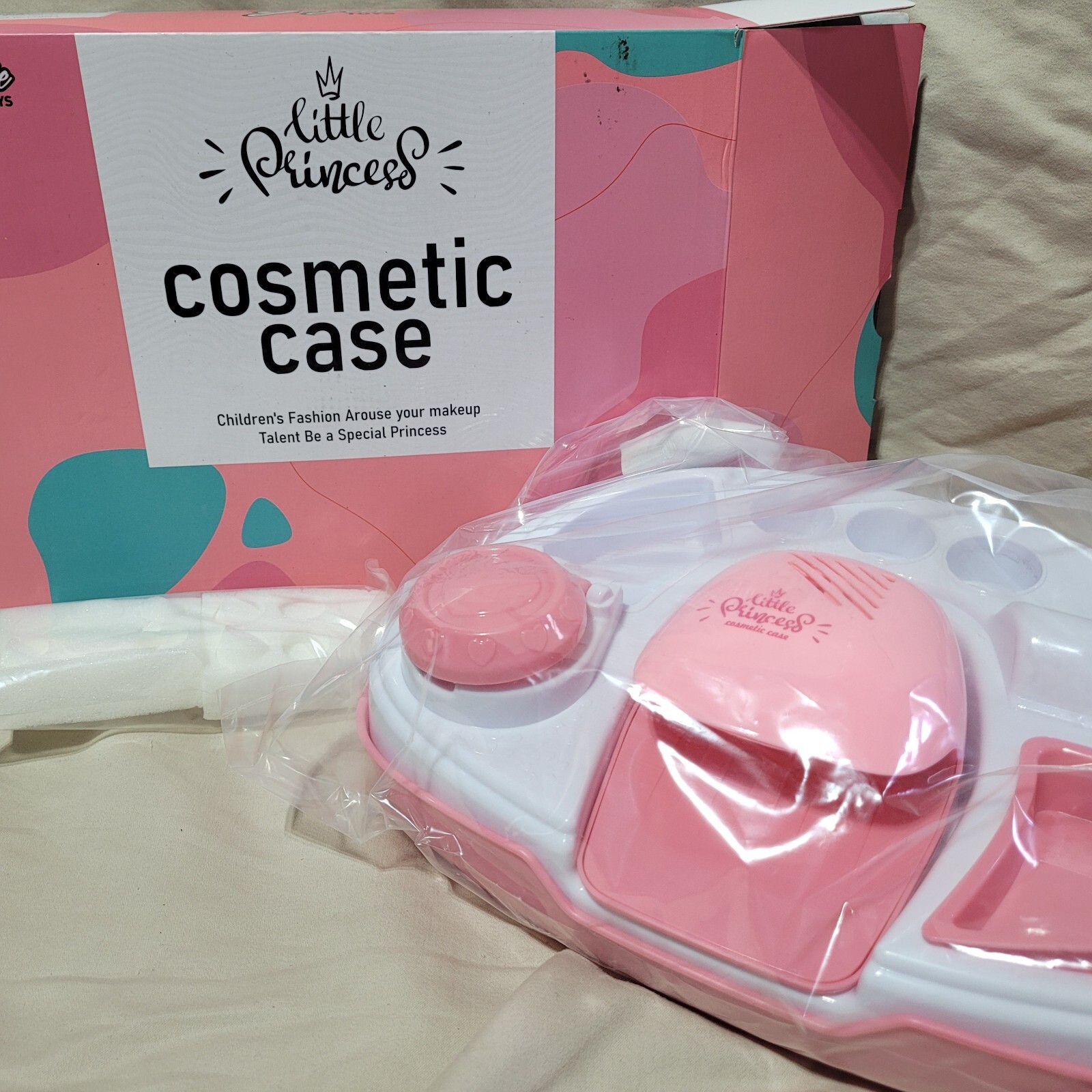 Cosmetic Case Kids Nail Polish Set Nail Art Little Princess New/Unused