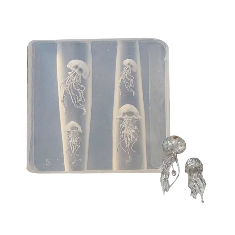 Jellyfish Shape Small Accessories Crafting Molds Present for Beauty Enthusiasts