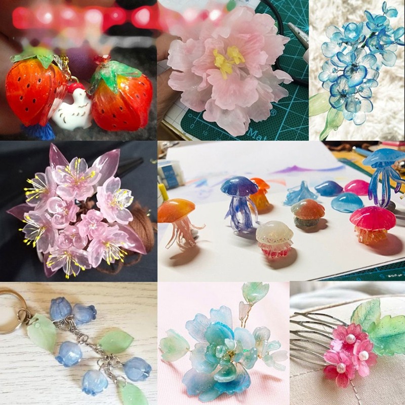 12Pcs Shrink Paper Printable Shrink Sheets Plastic Semitransparent Shrink Film