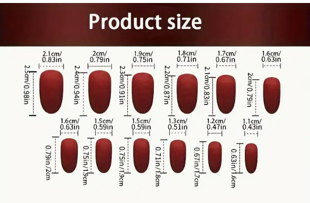24 Pcs Press-On Nail Long Almond Matte Black & White with Dots & Plaid