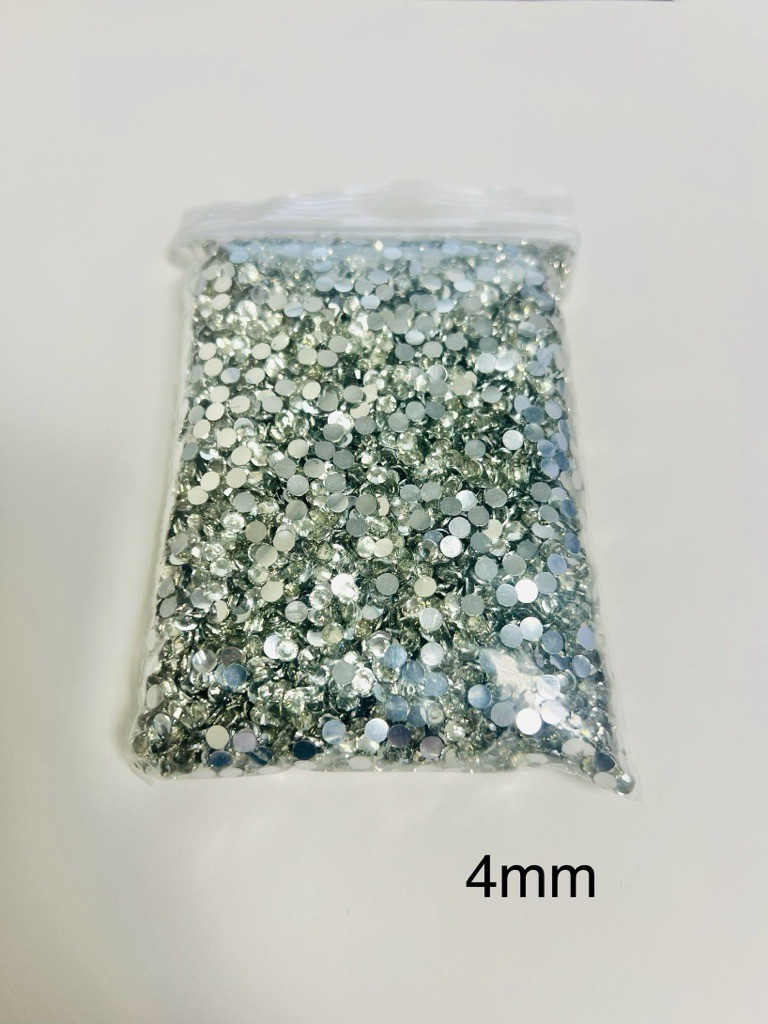 Pale Yellow Crystal Rhinestones Flat Back Round Jewelry Crafting Gems Multipack