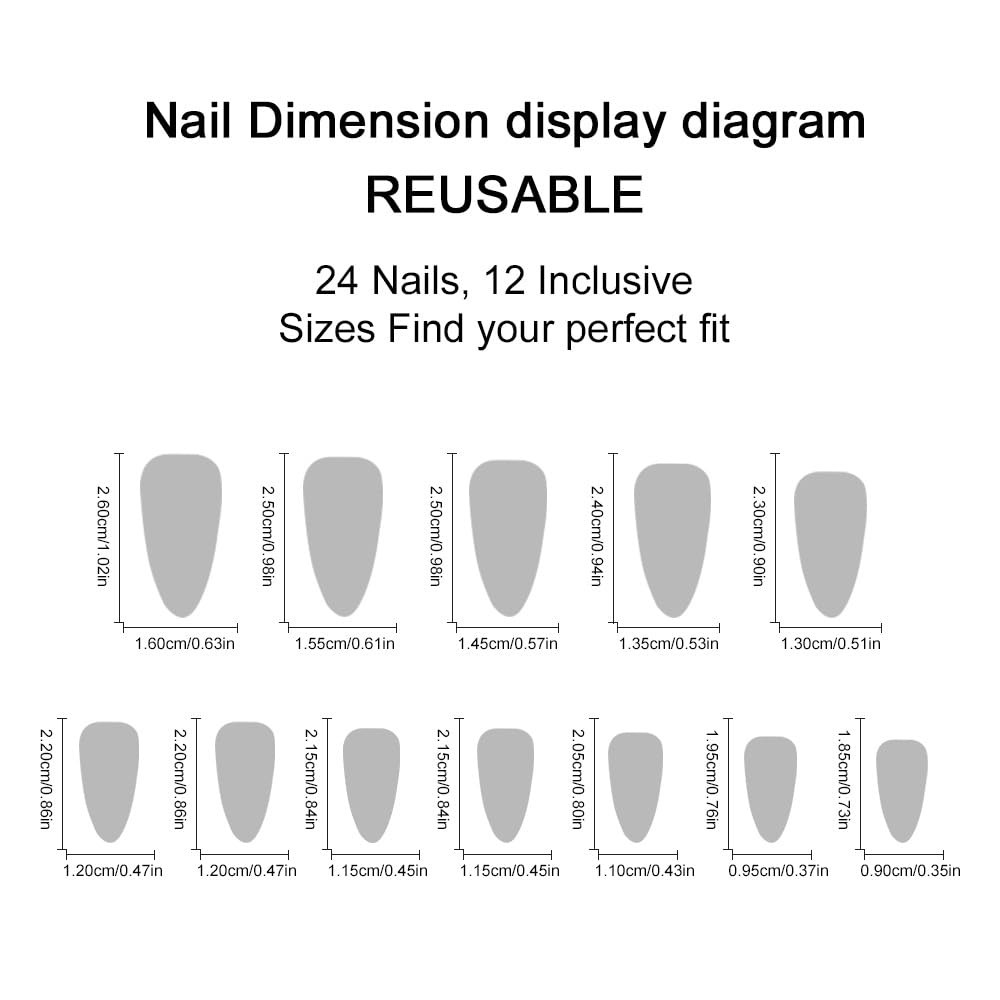 French Tip Press on Nails Short Almond Fake Nails Nude & Pink Gradient False …
