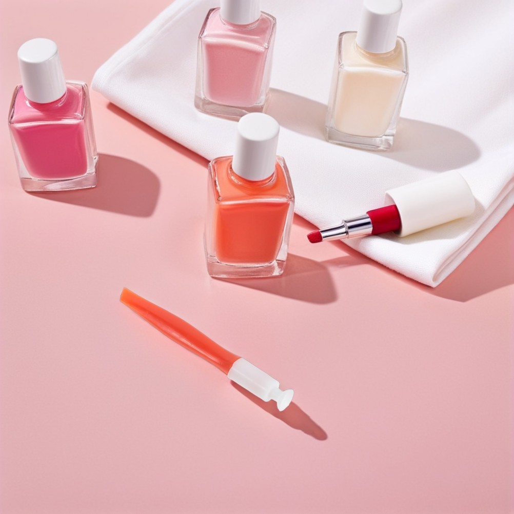 10Pcs Dual Use Silicone Nail Art Tools Nail Tip Suction Sticks for DIY Manicure