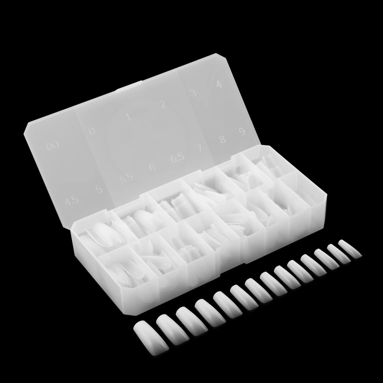 apres Gel-X Ombre Sculpted Square Long (Box of 210 Tips)
