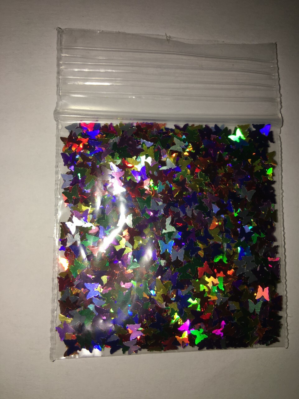 Solvent Resistant BUTTERFLY Glitter (Rainbow A) Nail Art Face Crafts FYI-US-tsp