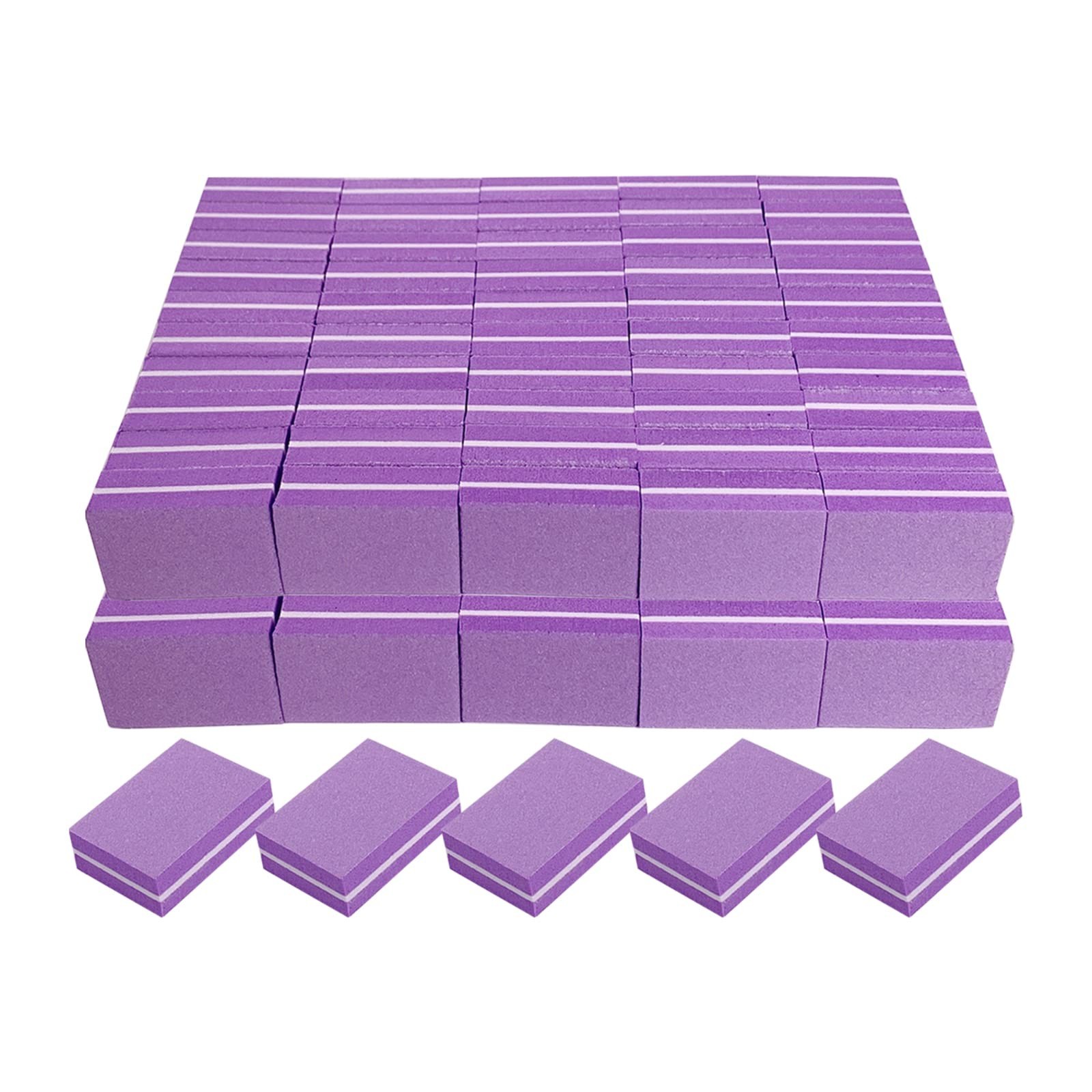 Nail Buffers (100 Pack), Mini Buffer Block Nail File for Acrylic Nails and Na…