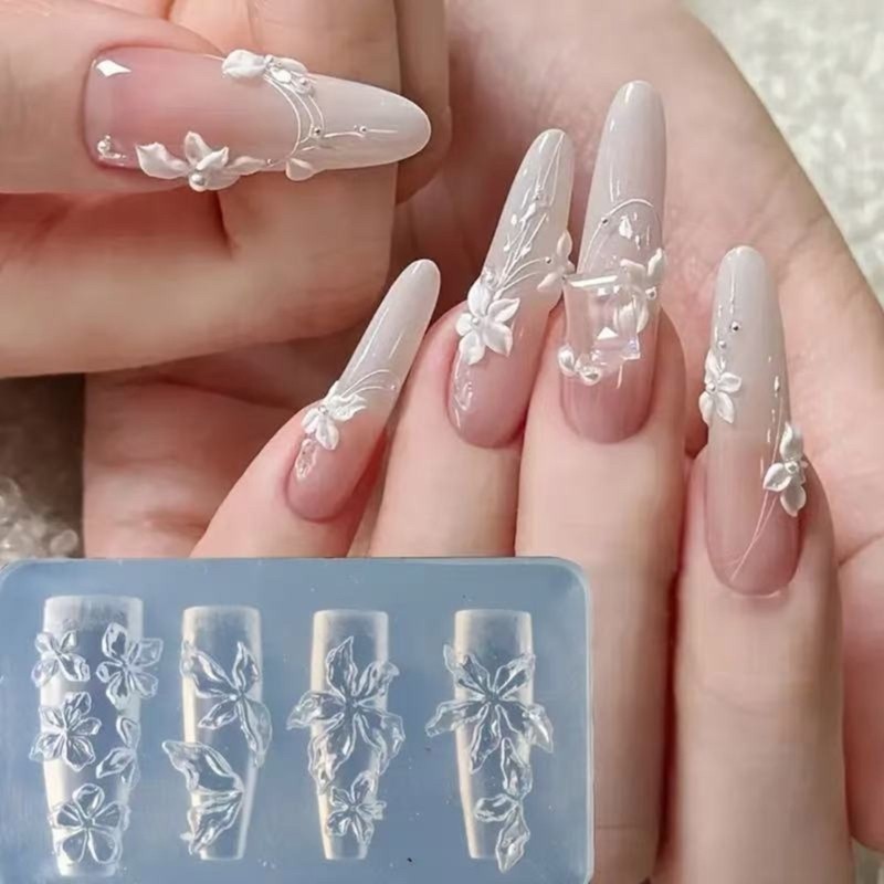Flower Shape Small Accessories Crafting Mold for Beauty Enthusiasts Present