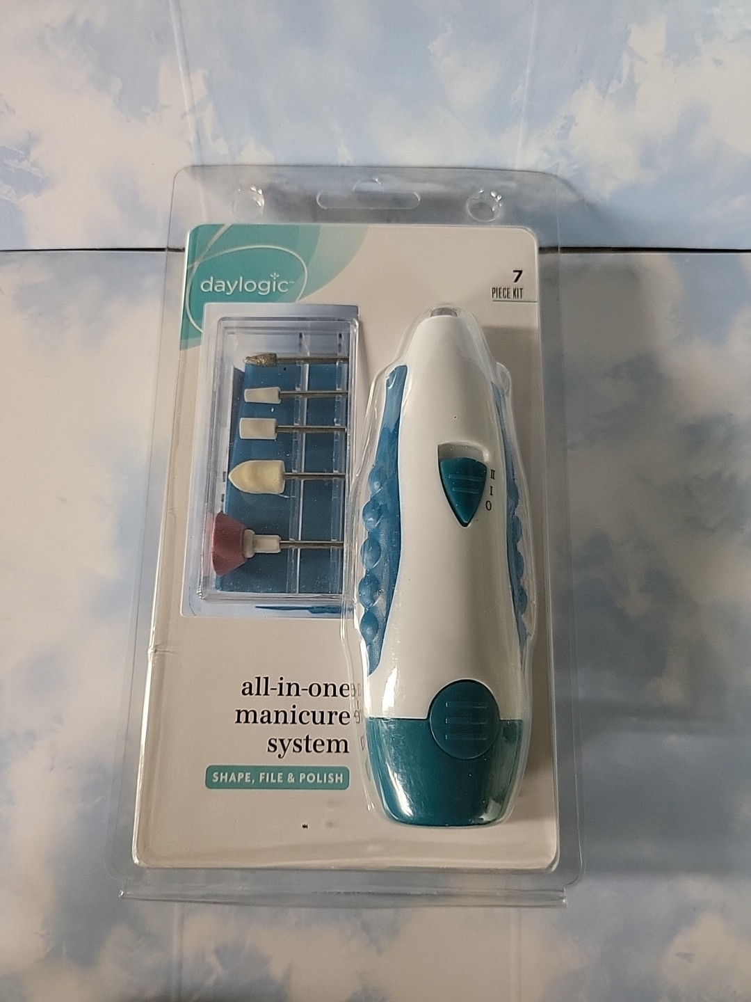 NEW SEALED Daylogic All in one 7 Pc Manicure Nail Care System SHAPE FILE POLISH