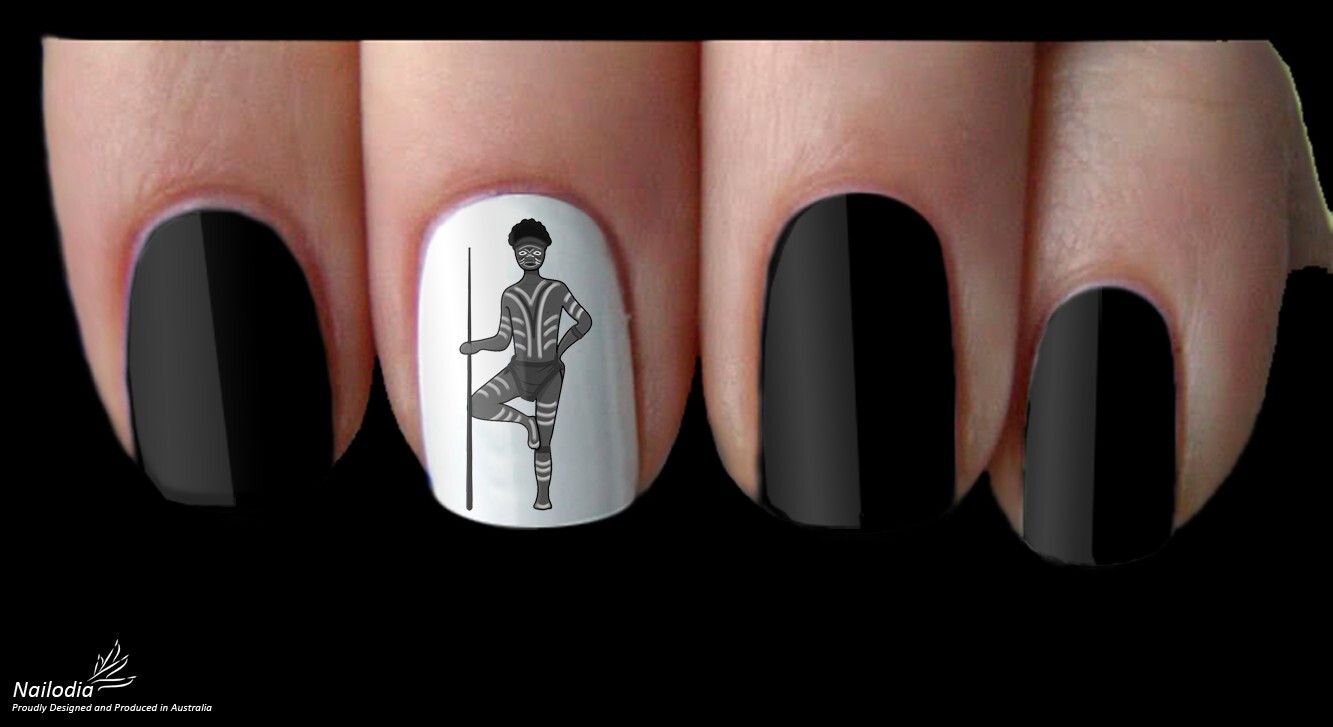Australia Aboriginals Indigenous Painting Nail Art Decal Sticker
