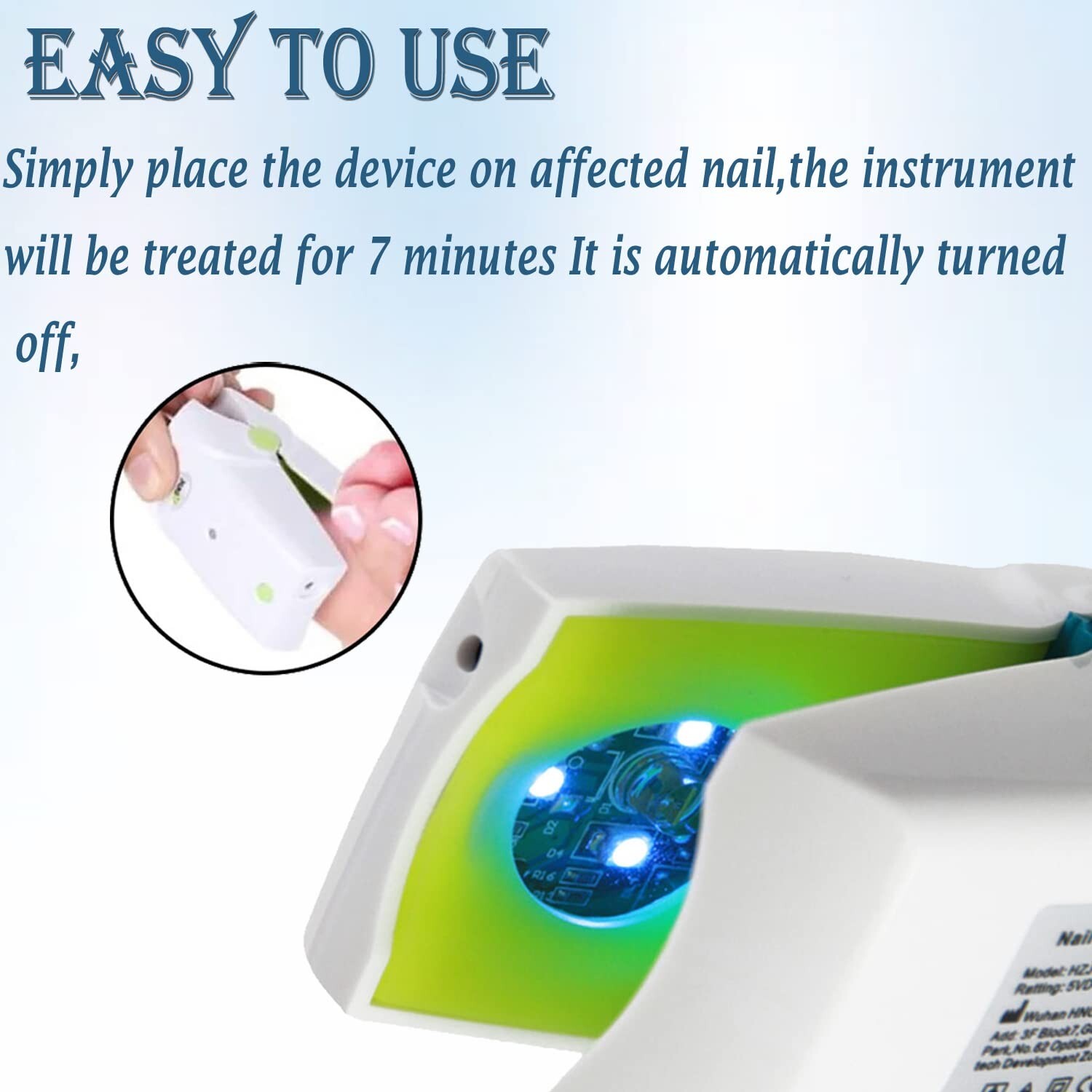 Antifungal Nail Fungus Treatment Blue Light Therapy Device Remove Fungal Fungi