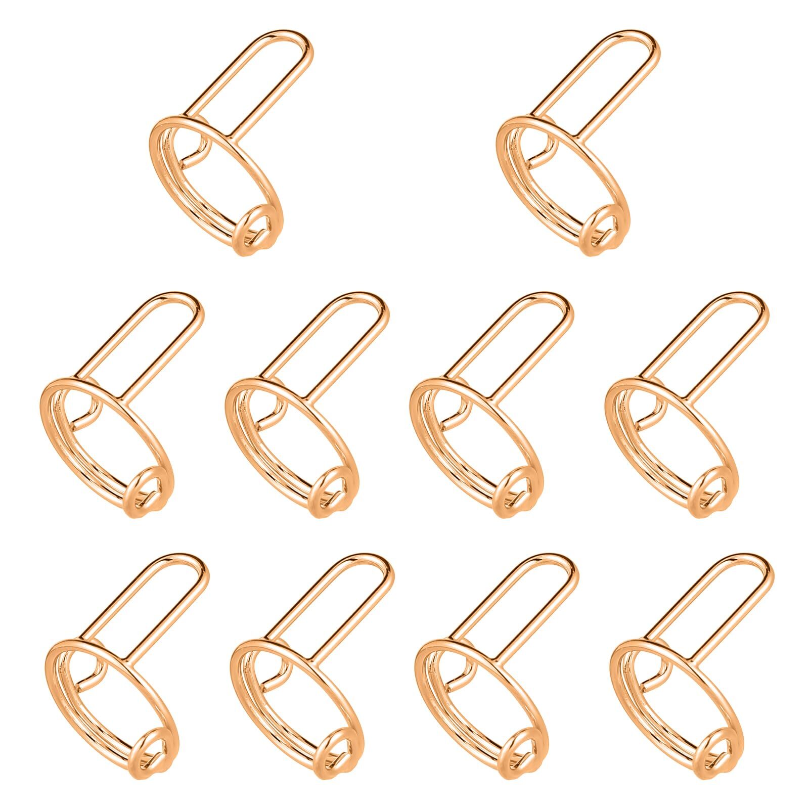 10 Pcs Wudu Nail Rings Adjustable Fingernail Rings Metal Finger Nail Rings