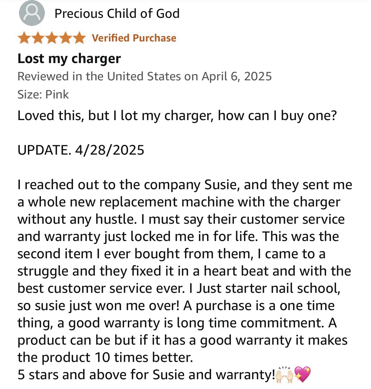 MelodySusie Cordless Nail Dust Collector