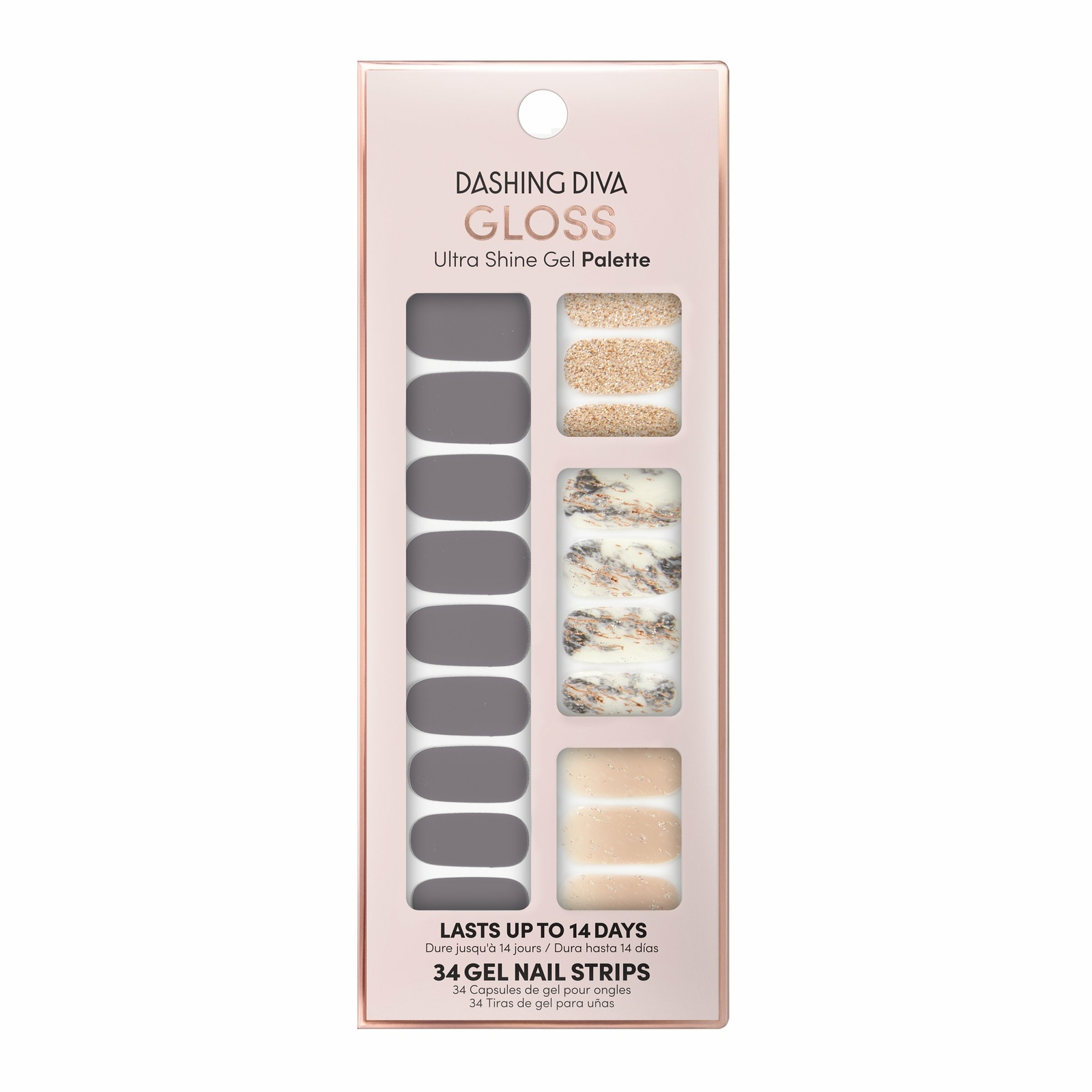 Dashing Diva Gloss Ultra Shine Gel Palette 34 Nail Strips, You Choose