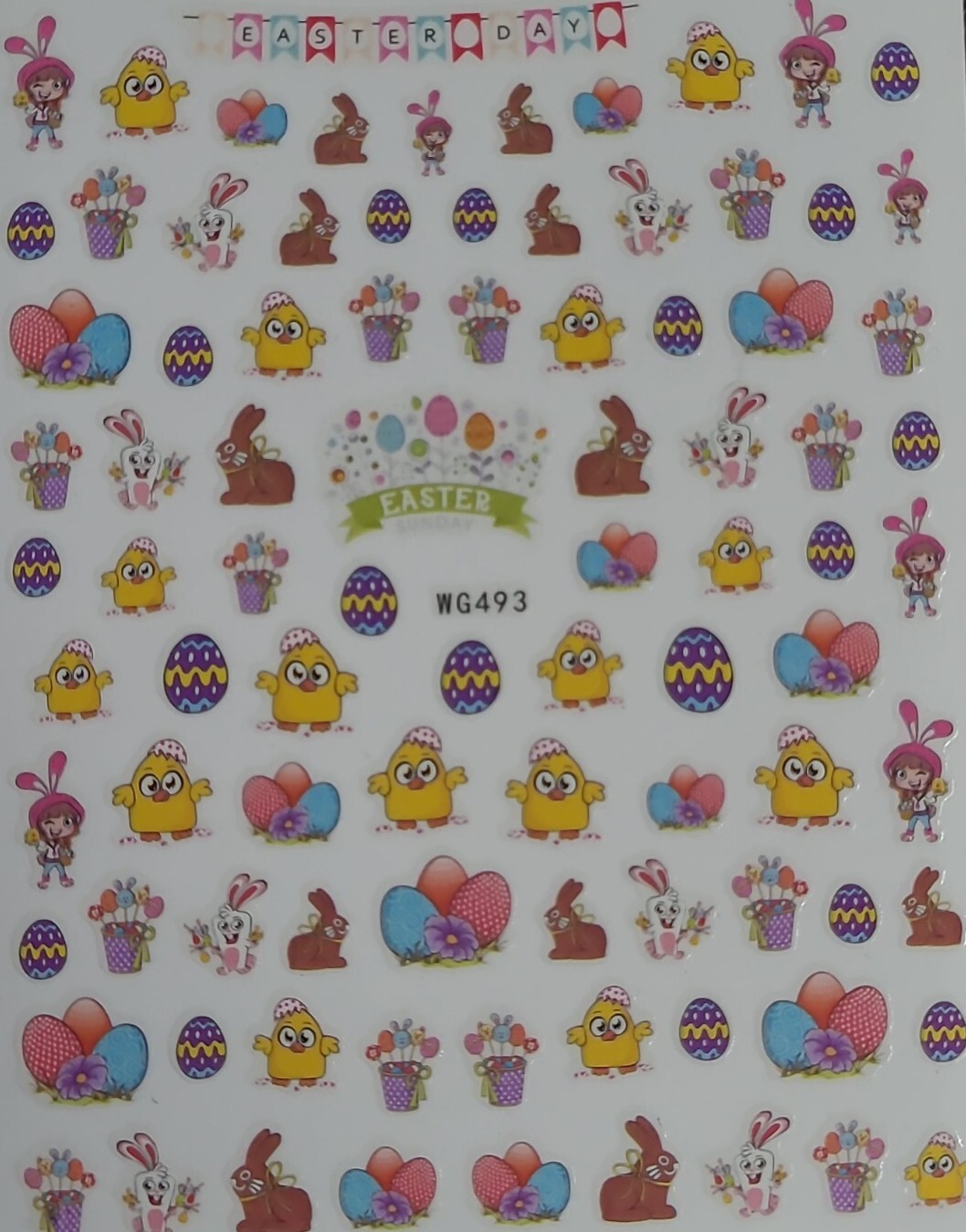 Cute Easter Nail Art Stickers