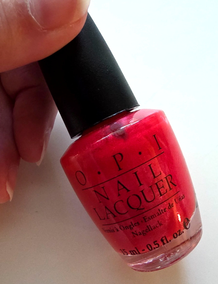 OPI Nail Polish Discontinued All Rose Lead To Rome Red Pink Flash