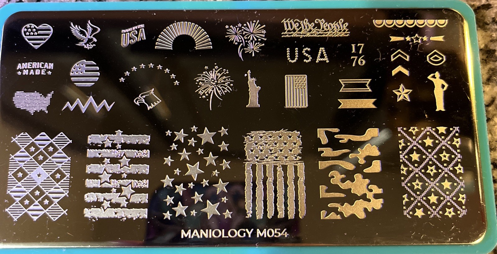 Maniology Nail Stamping Plates – Misc. Designs Lot 2 M014,M054, M300