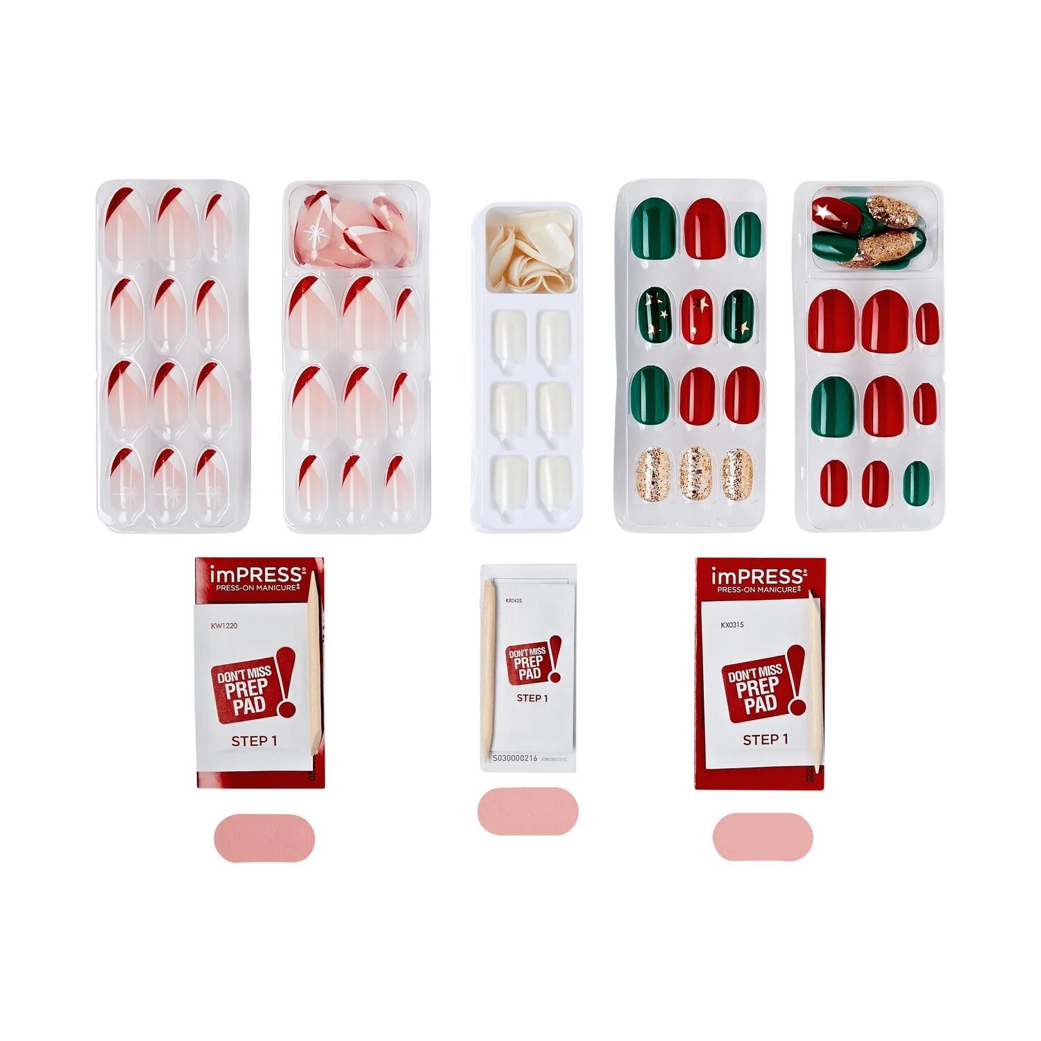 imPRESS Press-On Nails Manicure Holiday Gift Set – No 03 Xmas